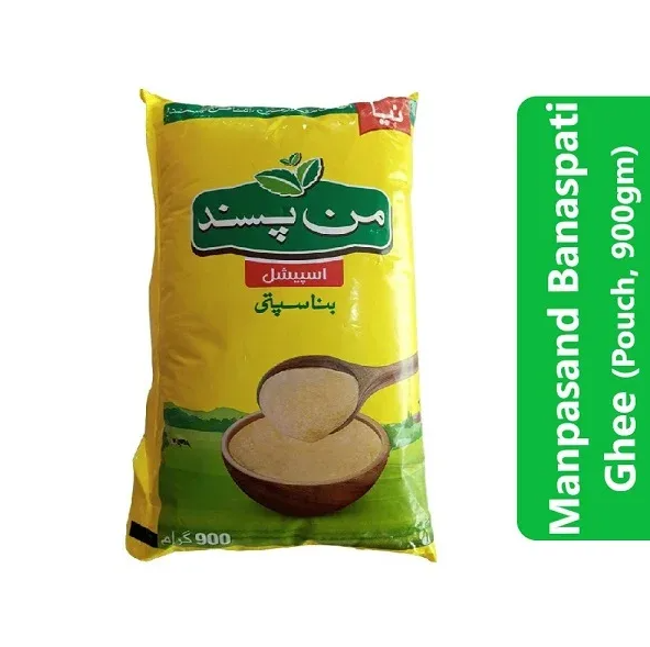 Manpasand Banaspati Ghee (Pouch, 900gm)
