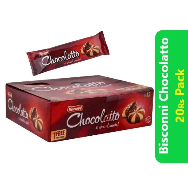 Bisconni Chocolatto Biscuit (20 Rs Box)