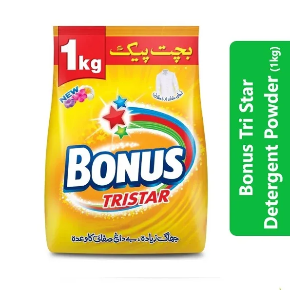 Bonus Tri Star Detergent Powder (1kg)